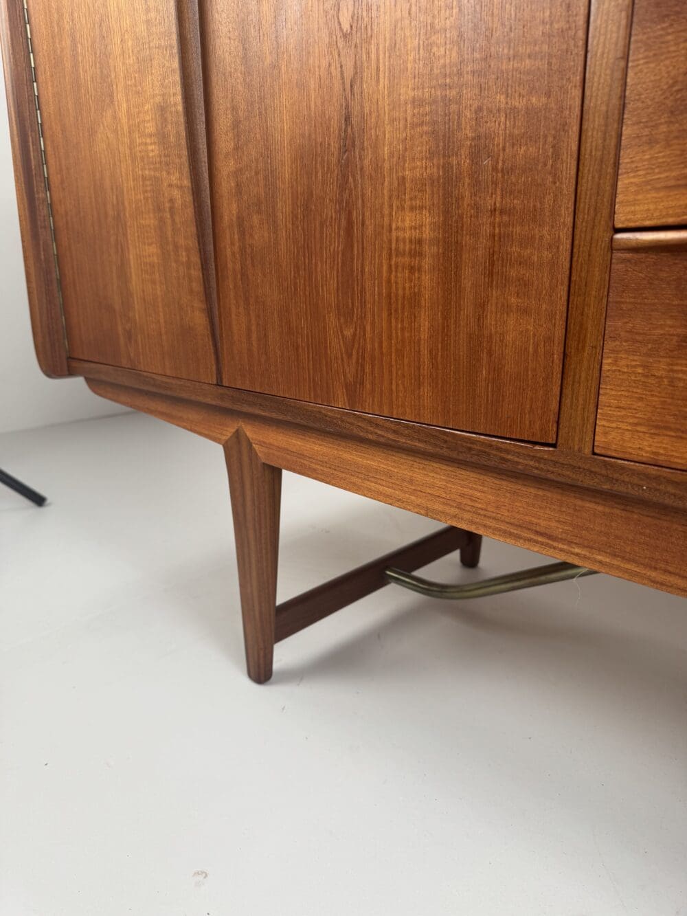 Kurt Løvig for Faarup Møbelfabrik Danish Credenza – Sculptural Teak Masterpiece