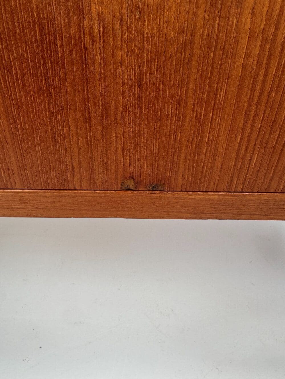 Vintage Danish Dressing Table – Teak Vanity with Hidden Mirror