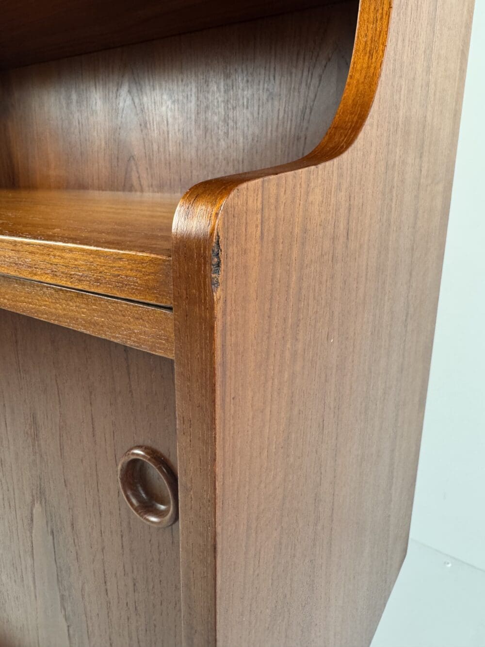Johannes Sorth for Nexø Møbelfabrik Bornholm Bookcase with Storage – Danish Teak Elegance