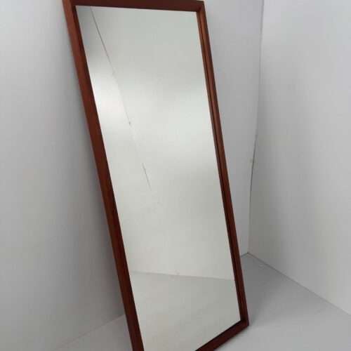 Model 145 Teak Wall Mirror, Aksel Kjersgaard, Denmark, 1960s