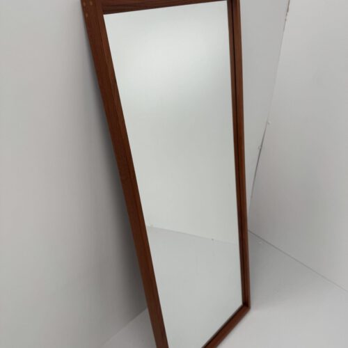 Model 145 Teak Wall Mirror, Aksel Kjersgaard, Denmark, 1960s