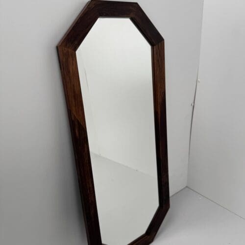 IMG_9811 Danish Rosewood Wall Mirror – Sculptural Mid-Century Design