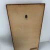 Danish Teak Wall Mirror – Sculpted Mid-Century Frame