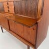 Johannes Andersen Highboard for J. Skaaning & Søn – Danish Design with Hidden Bar, 1960s