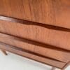 Danish Teak Chest of Drawers – Sculpted Front Elegance