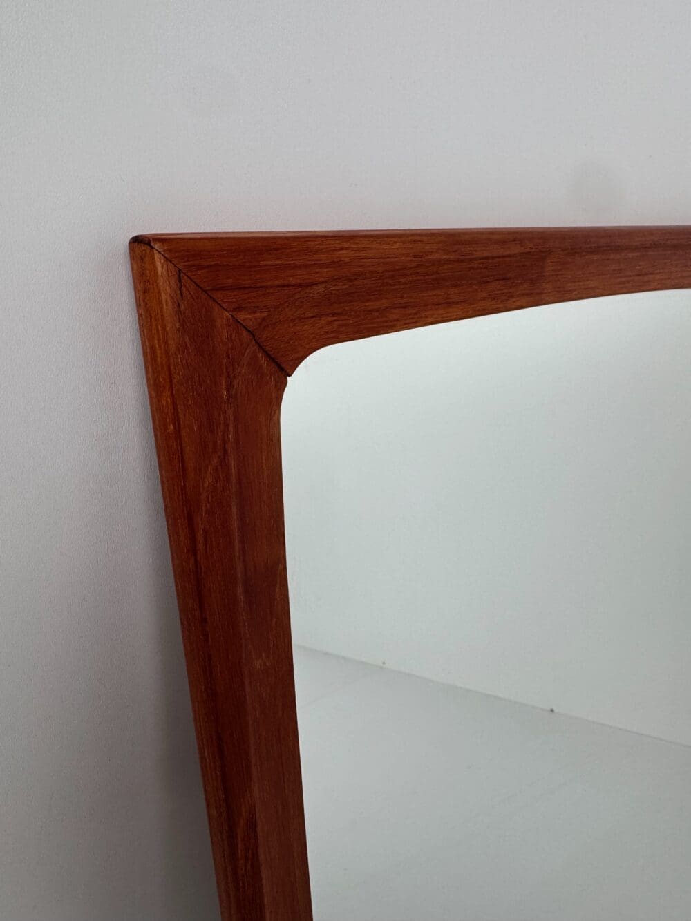 IMG_2371 Danish Solid Teak Mirror – Sculpted Mid-Century Elegance