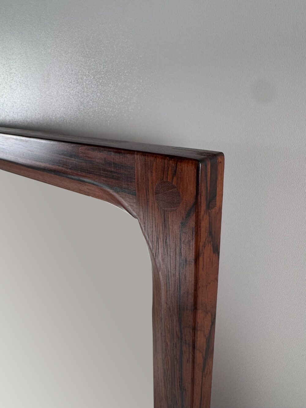XXL Kai Kristiansen Rosewood Mirror for Aksel Kjersgaard – Danish Modern Elegance