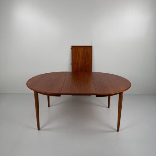 Skovmand & Andersen Extendable Dining Table, Denmark, 1960s