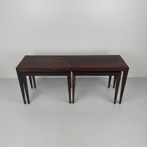 Rosewood Nesting Tables, Severin Hansen, Denmark, 1960s