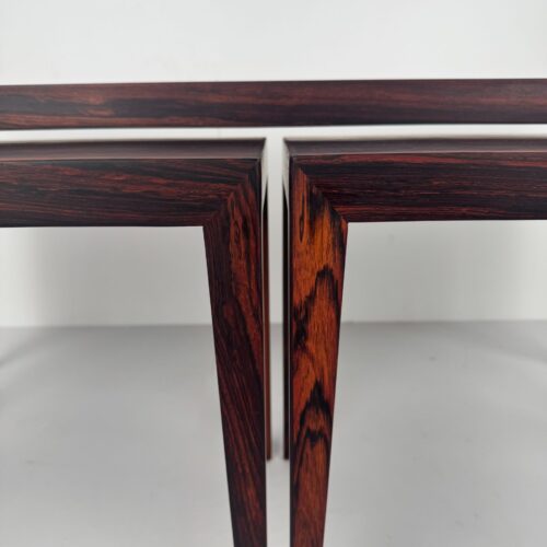 Rosewood Nesting Tables, Severin Hansen, Denmark, 1960s