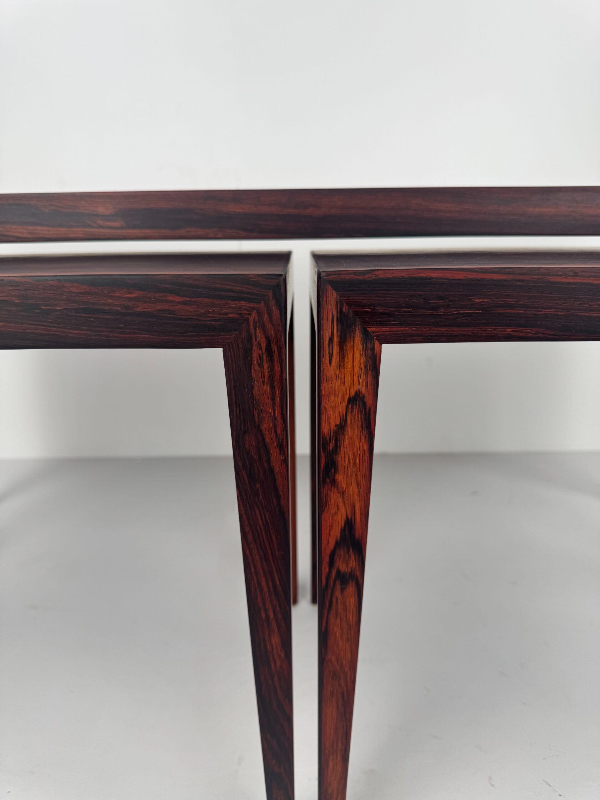 Rosewood Nesting Tables, Severin Hansen, Denmark, 1960s