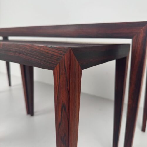 Rosewood Nesting Tables, Severin Hansen, Denmark, 1960s