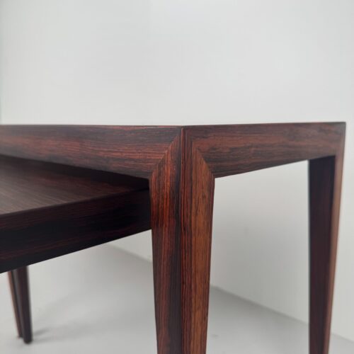 Rosewood Nesting Tables, Severin Hansen, Denmark, 1960s