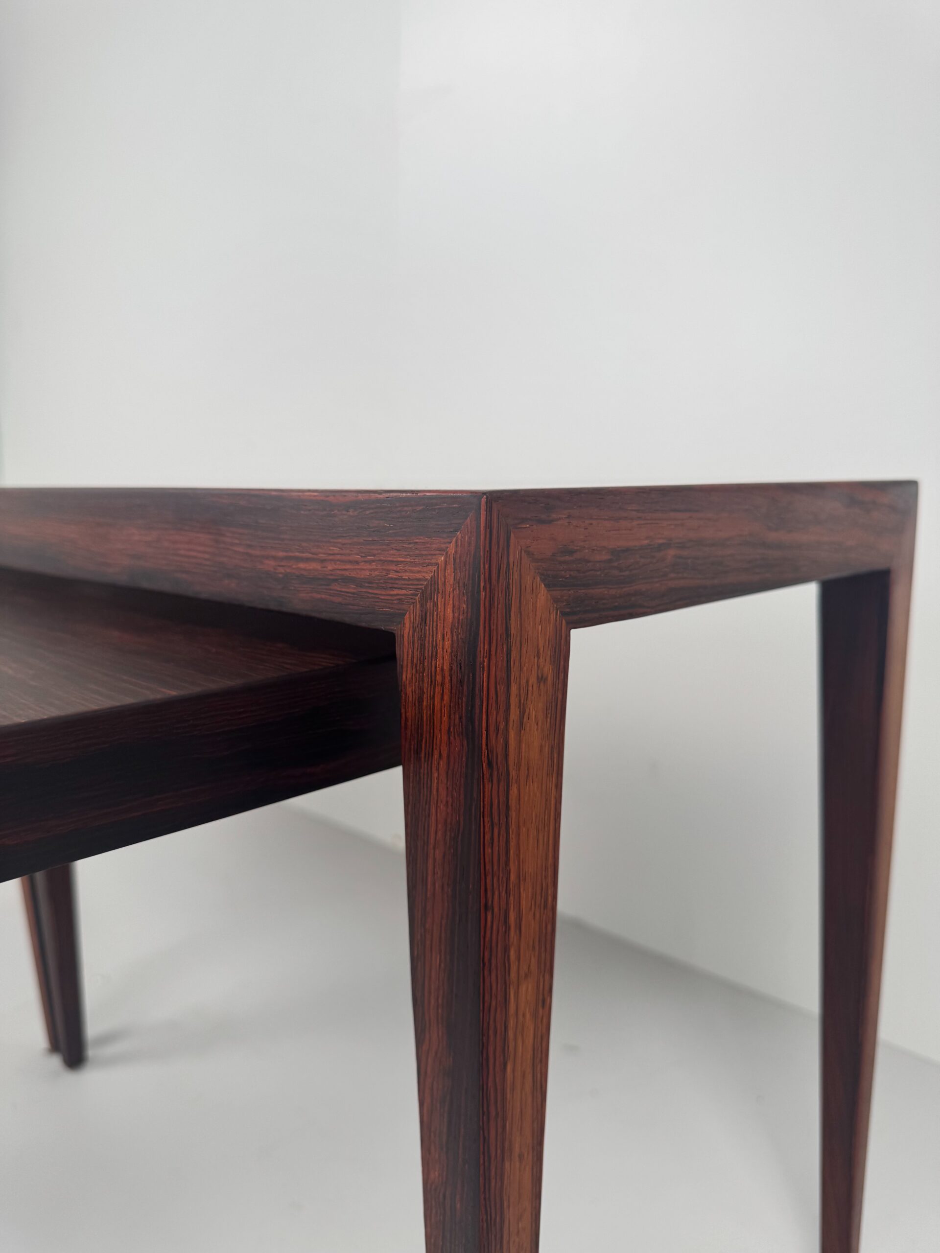Rosewood Nesting Tables, Severin Hansen, Denmark, 1960s