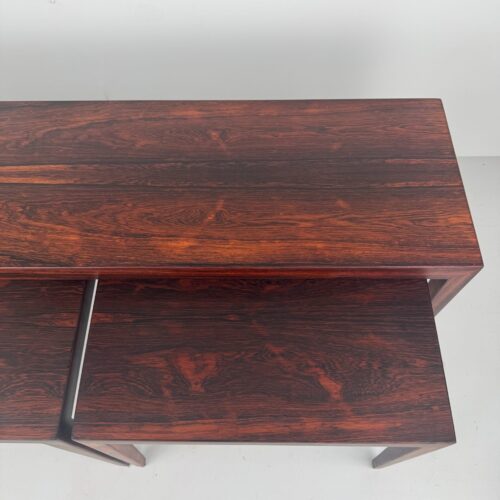 Rosewood Nesting Tables, Severin Hansen, Denmark, 1960s