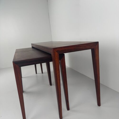 Rosewood Nesting Tables, Severin Hansen, Denmark, 1960s