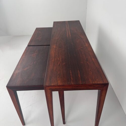Rosewood Nesting Tables, Severin Hansen, Denmark, 1960s