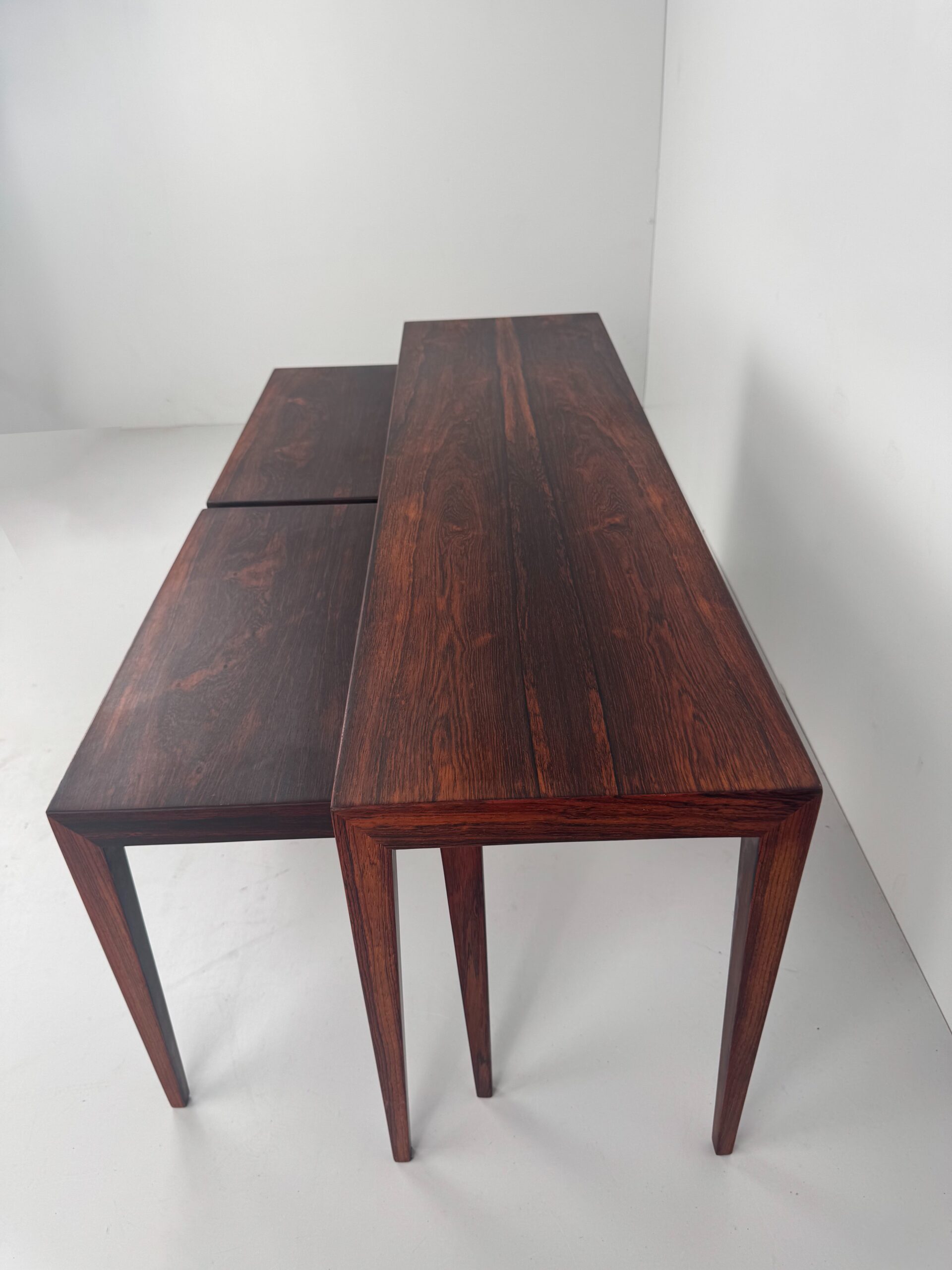 Rosewood Nesting Tables, Severin Hansen, Denmark, 1960s