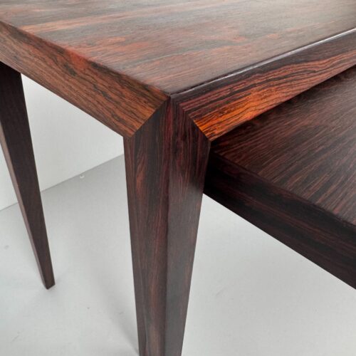 Rosewood Nesting Tables, Severin Hansen, Denmark, 1960s