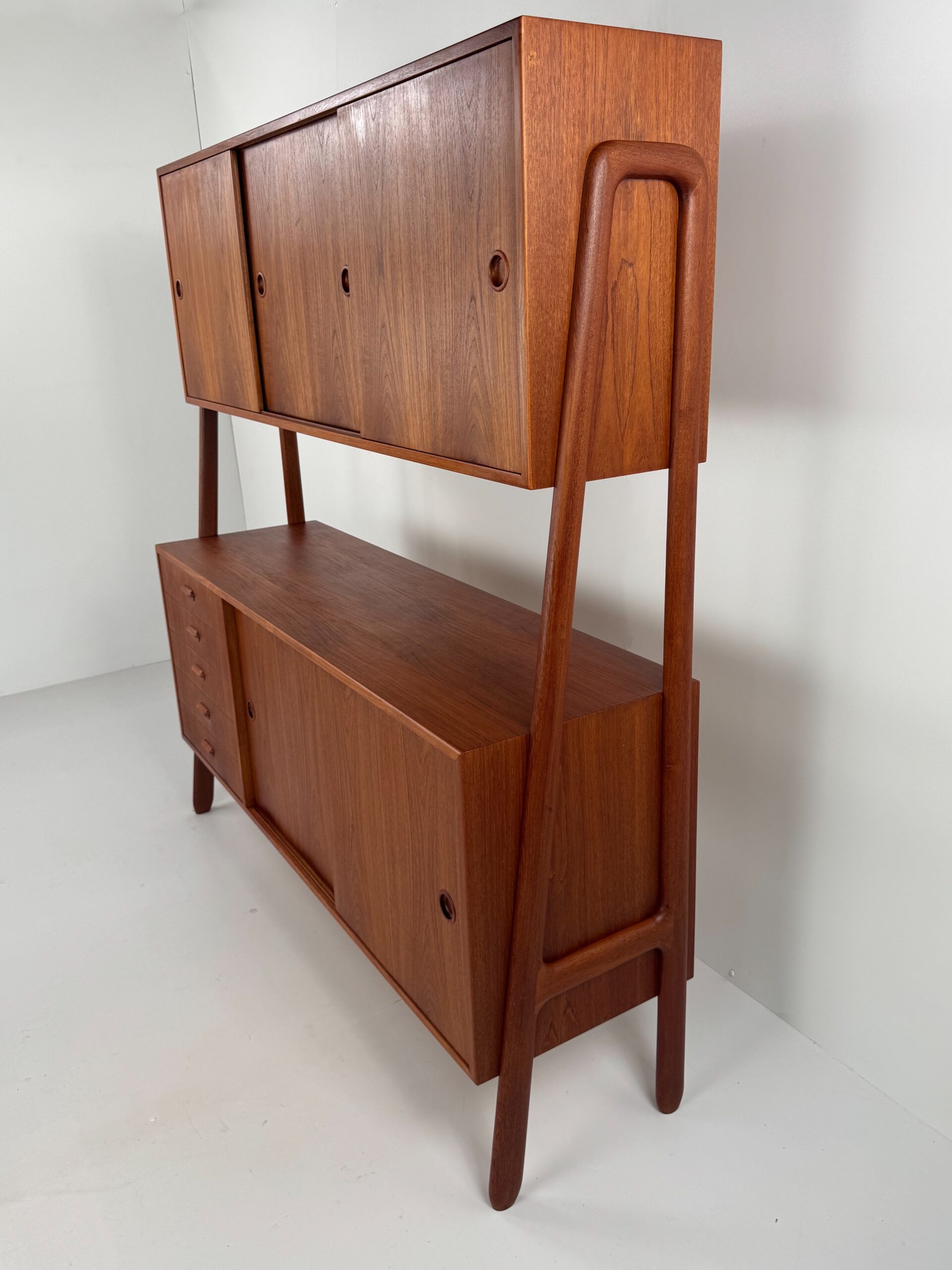 Model 3 Double Sideboard, Gunni Omann, Denmark, 1960s