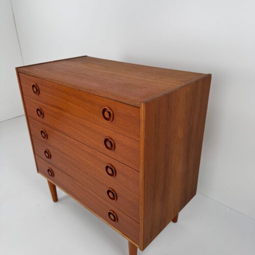 Danish Teak Chest of Drawers, Denmark, 1970s