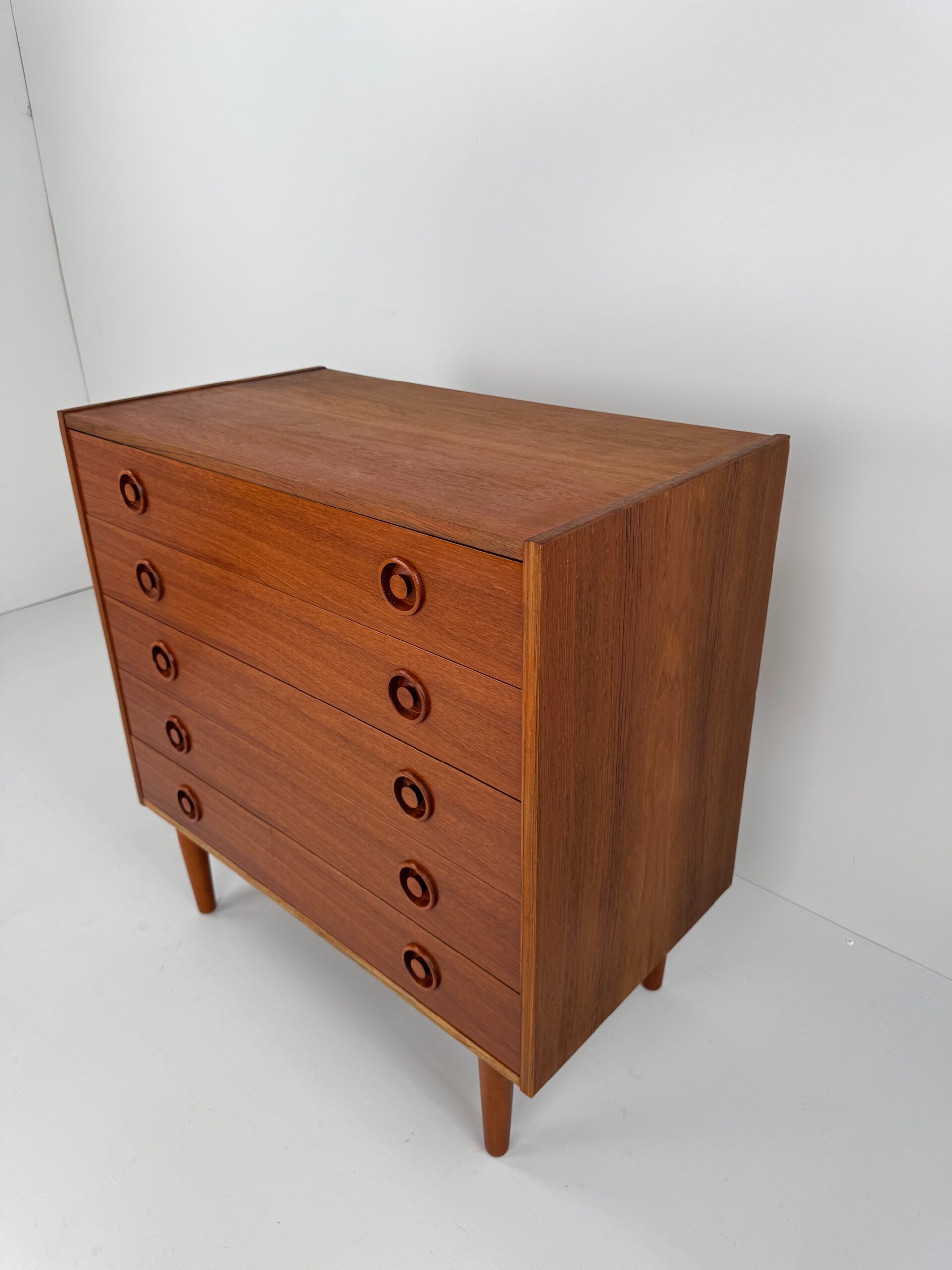 Danish Teak Chest of Drawers, Denmark, 1970s