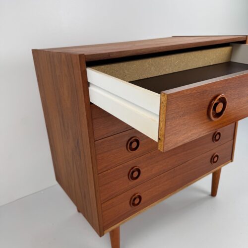 Danish Teak Chest of Drawers, Denmark, 1970s