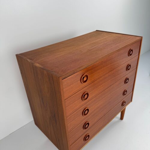 Danish Teak Chest of Drawers, Denmark, 1970s