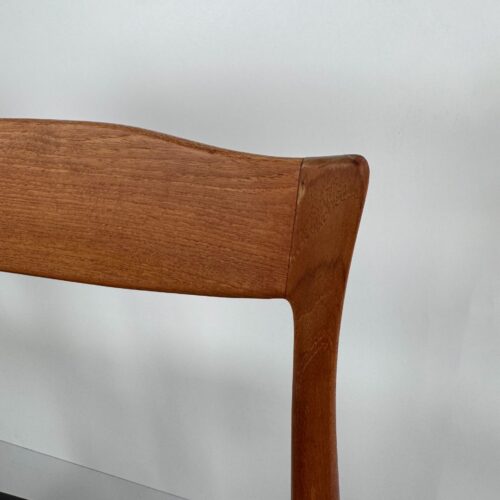 Set of 5 Danish Teak Dining Chairs, Denmark, 1960s