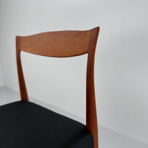 Set of 5 Danish Teak Dining Chairs, Denmark, 1960s