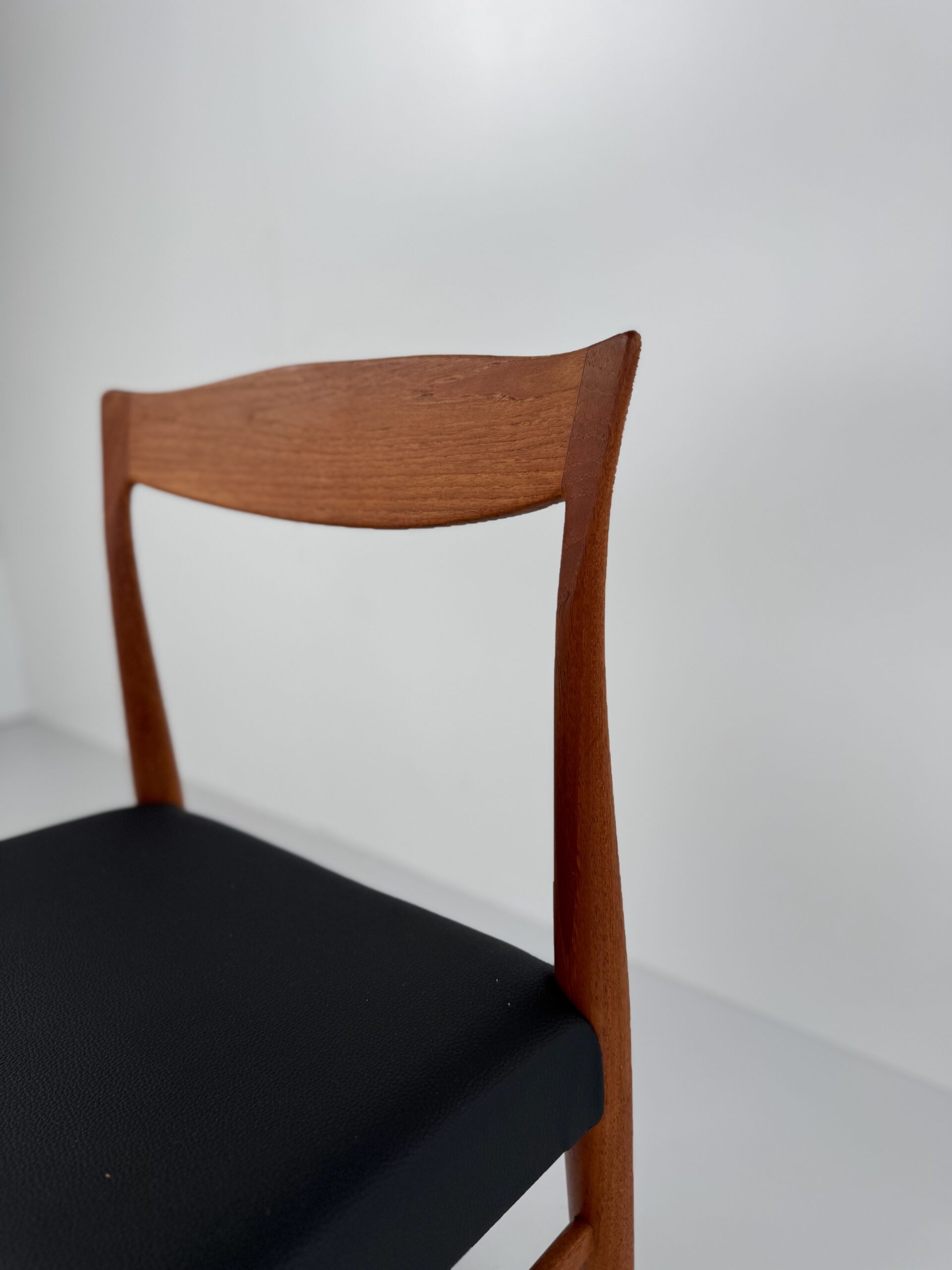 Set of 5 Danish Teak Dining Chairs, Denmark, 1960s