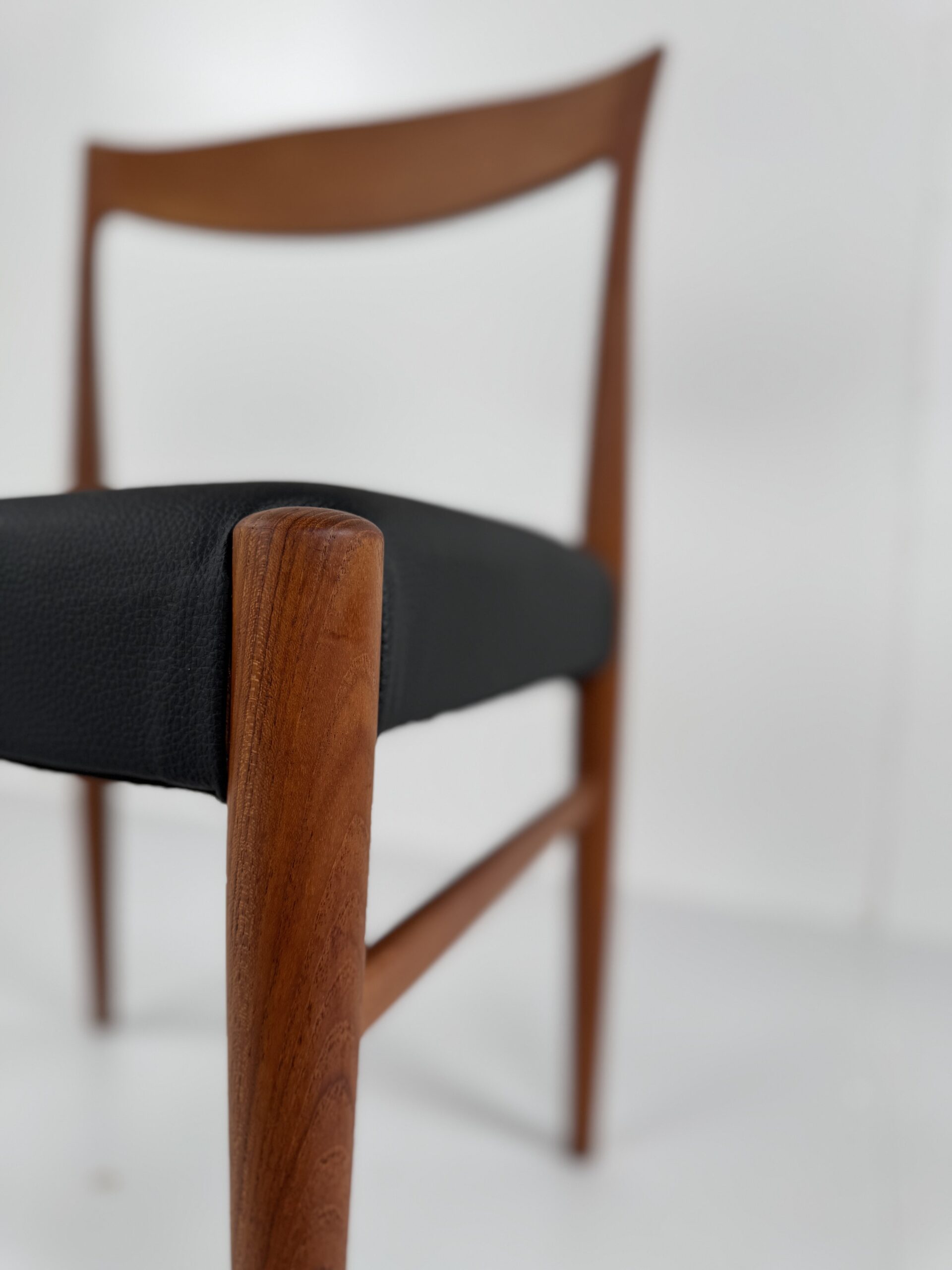Set of 5 Danish Teak Dining Chairs, Denmark, 1960s
