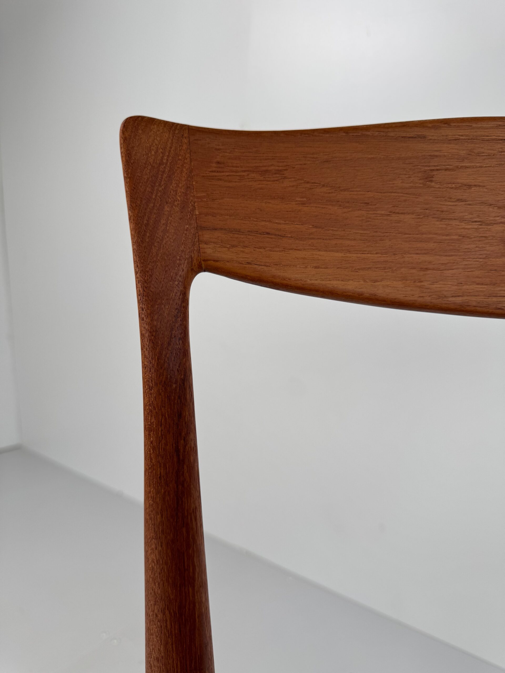 Set of 5 Danish Teak Dining Chairs, Denmark, 1960s