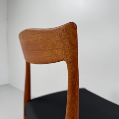 Set of 5 Danish Teak Dining Chairs, Denmark, 1960s