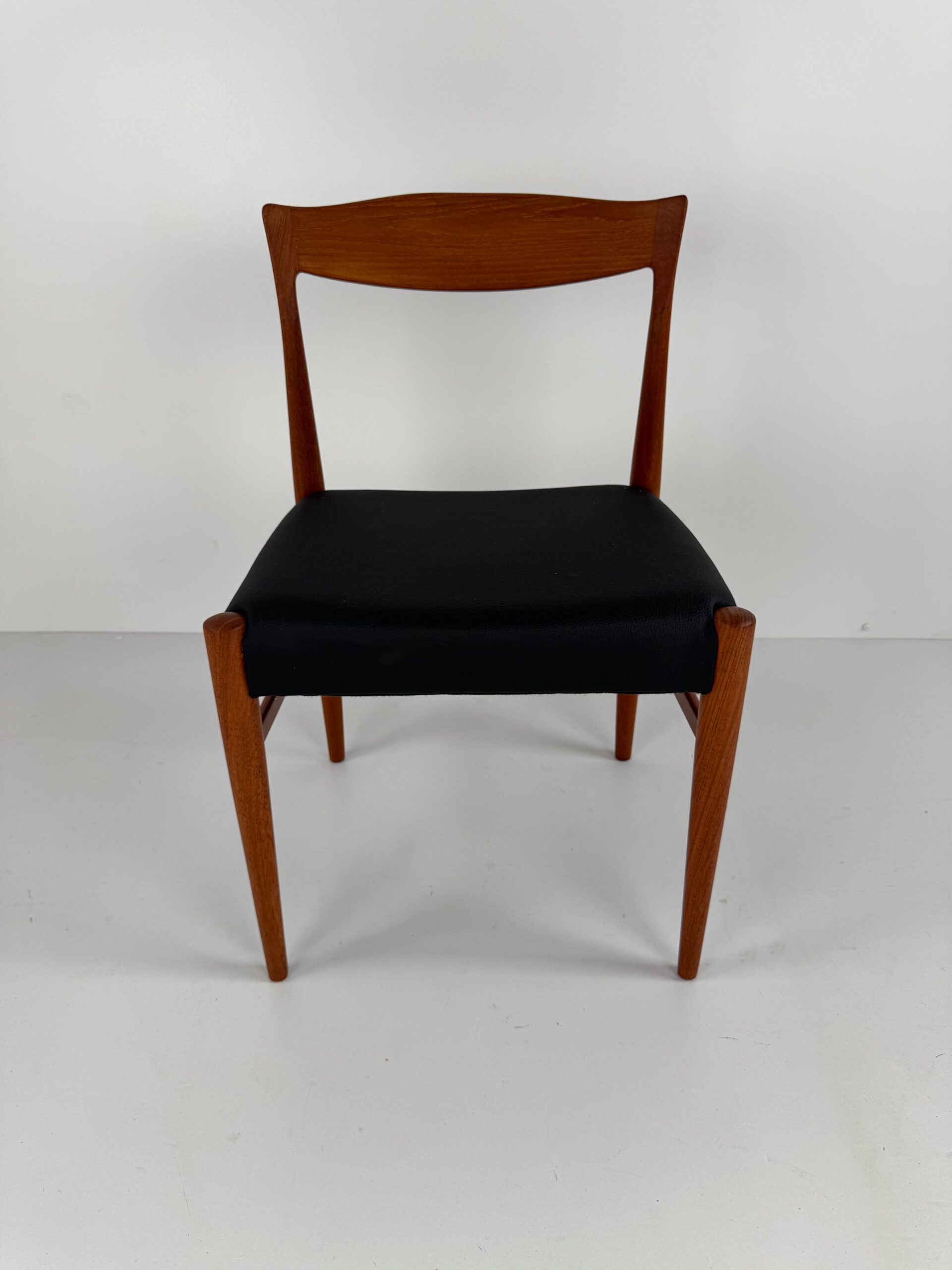 Set of 5 Danish Teak Dining Chairs, Denmark, 1960s
