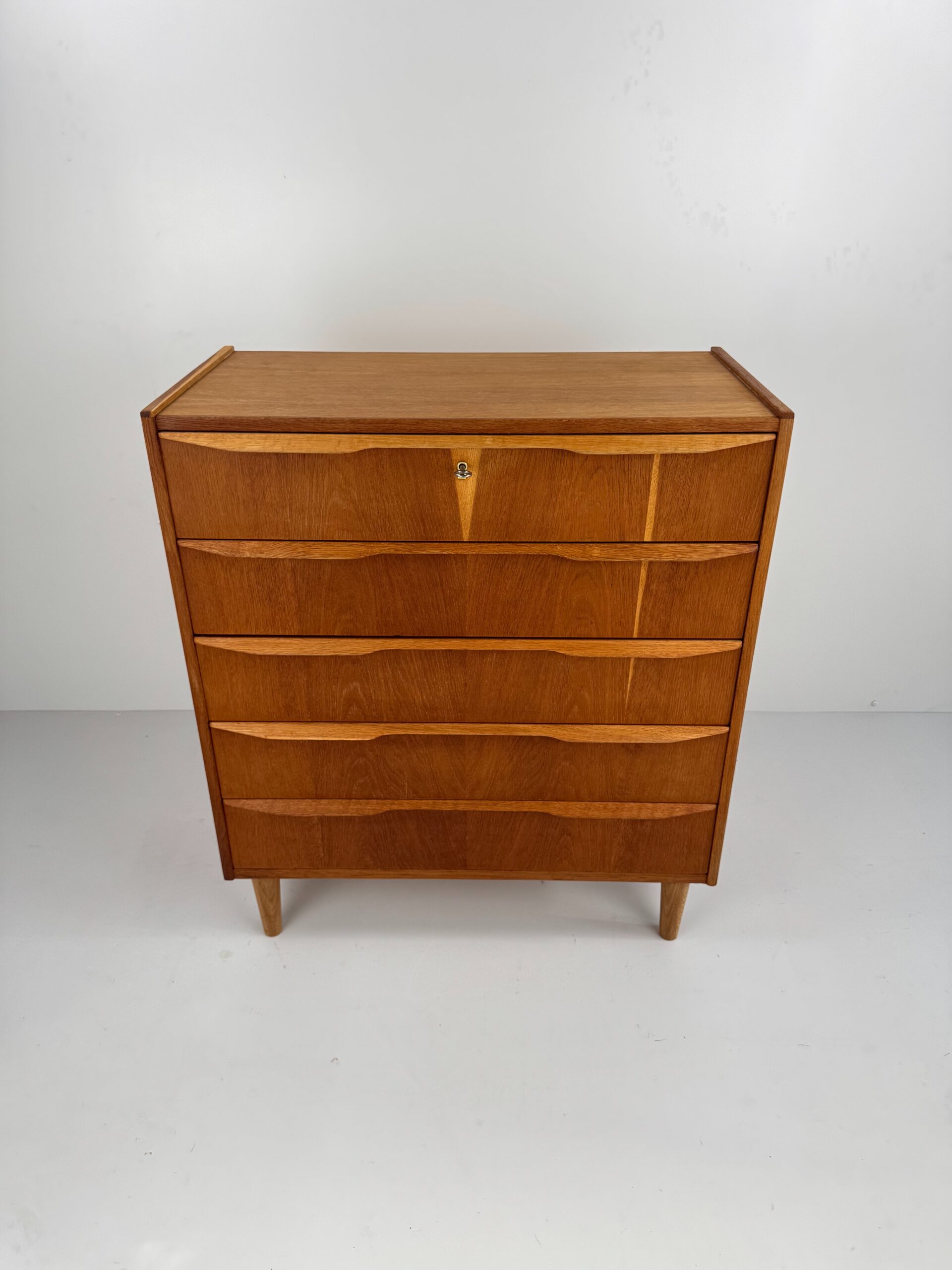 Danish Oak Chest of Drawers, Denmark, 1960s