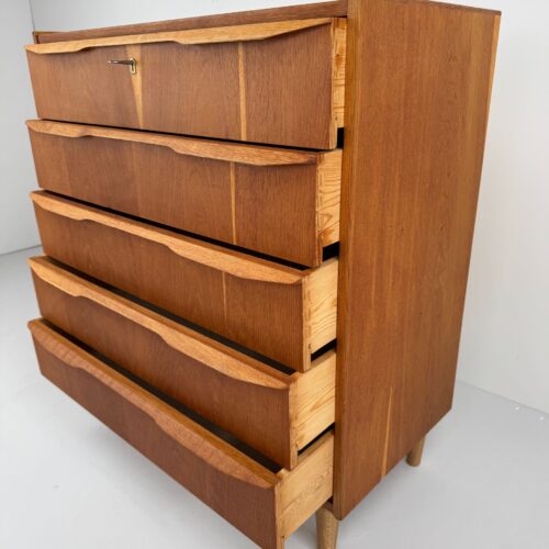 Danish Oak Chest of Drawers, Denmark, 1960s