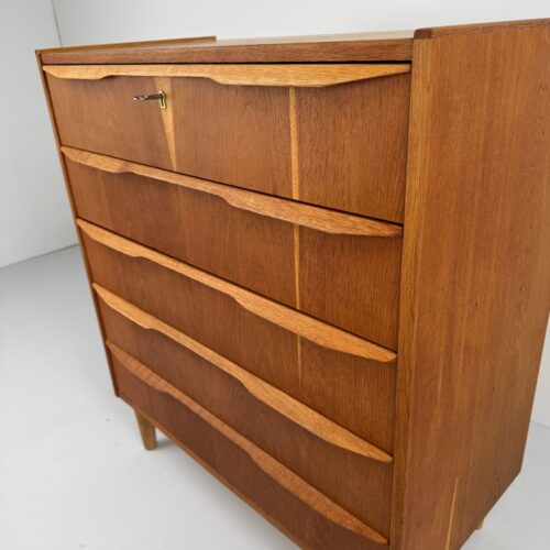Danish Oak Chest of Drawers, Denmark, 1960s