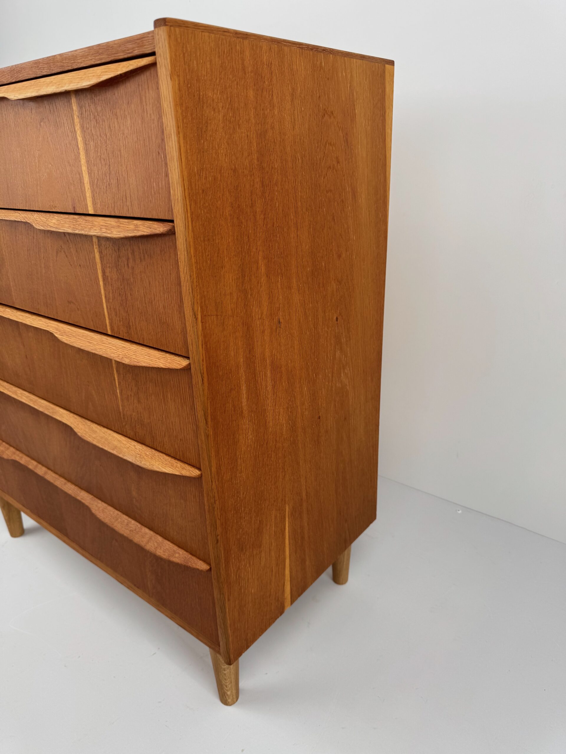 Danish Oak Chest of Drawers, Denmark, 1960s
