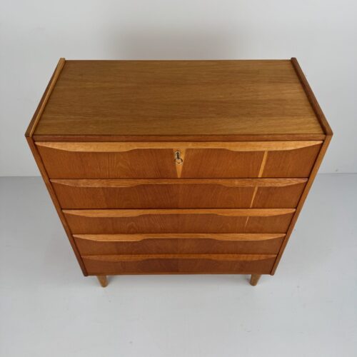 Danish Oak Chest of Drawers, Denmark, 1960s