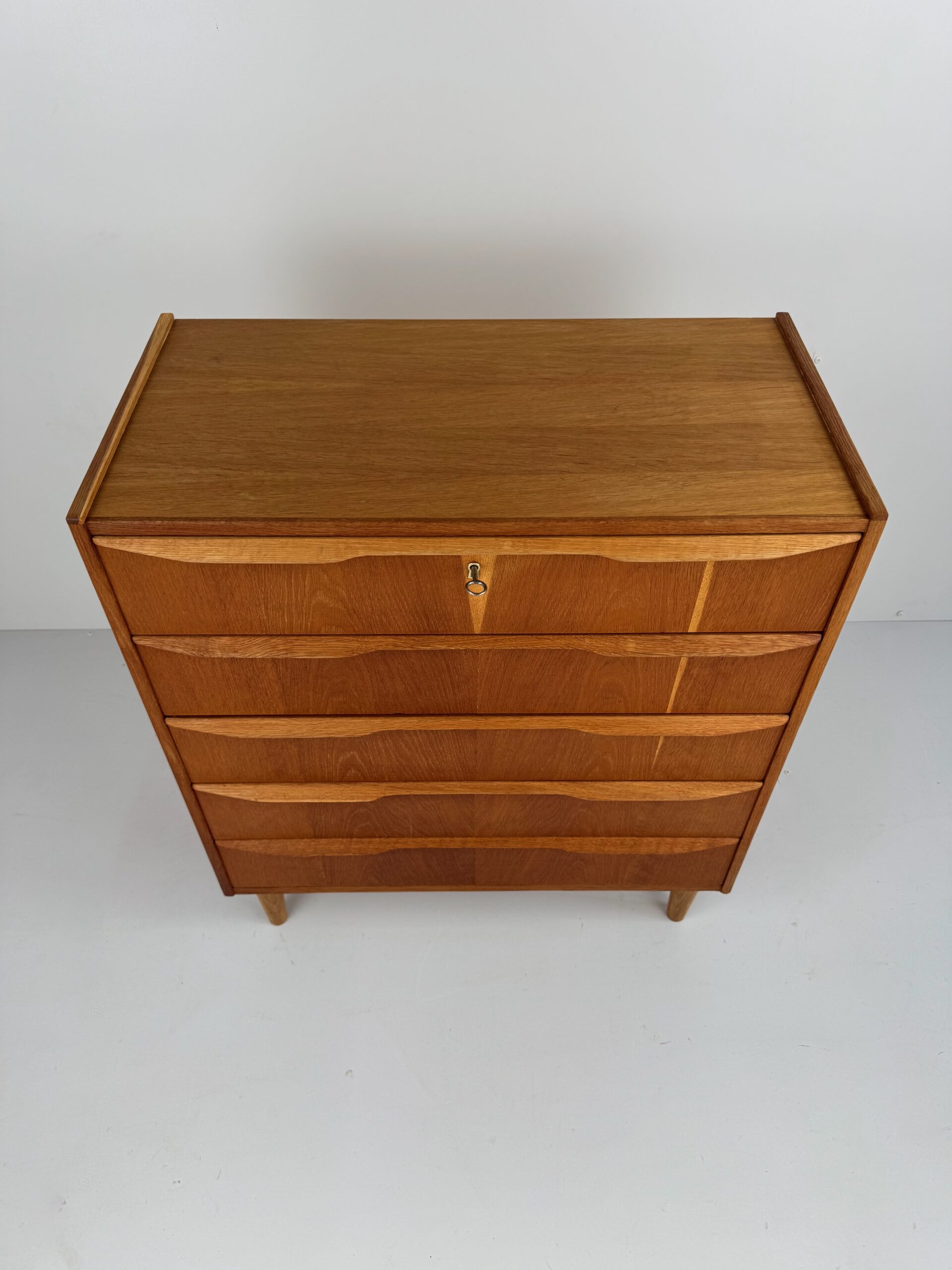Danish Oak Chest of Drawers, Denmark, 1960s