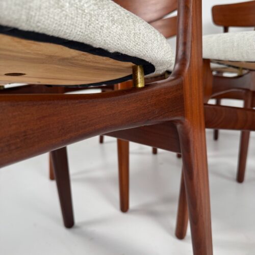 Set of 6 Dining Chairs, Schiønning & Elgaard, Denmark, 1960s