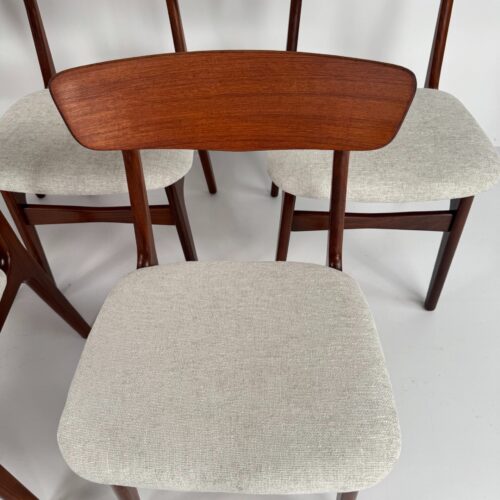 Set of 6 Dining Chairs, Schiønning & Elgaard, Denmark, 1960s