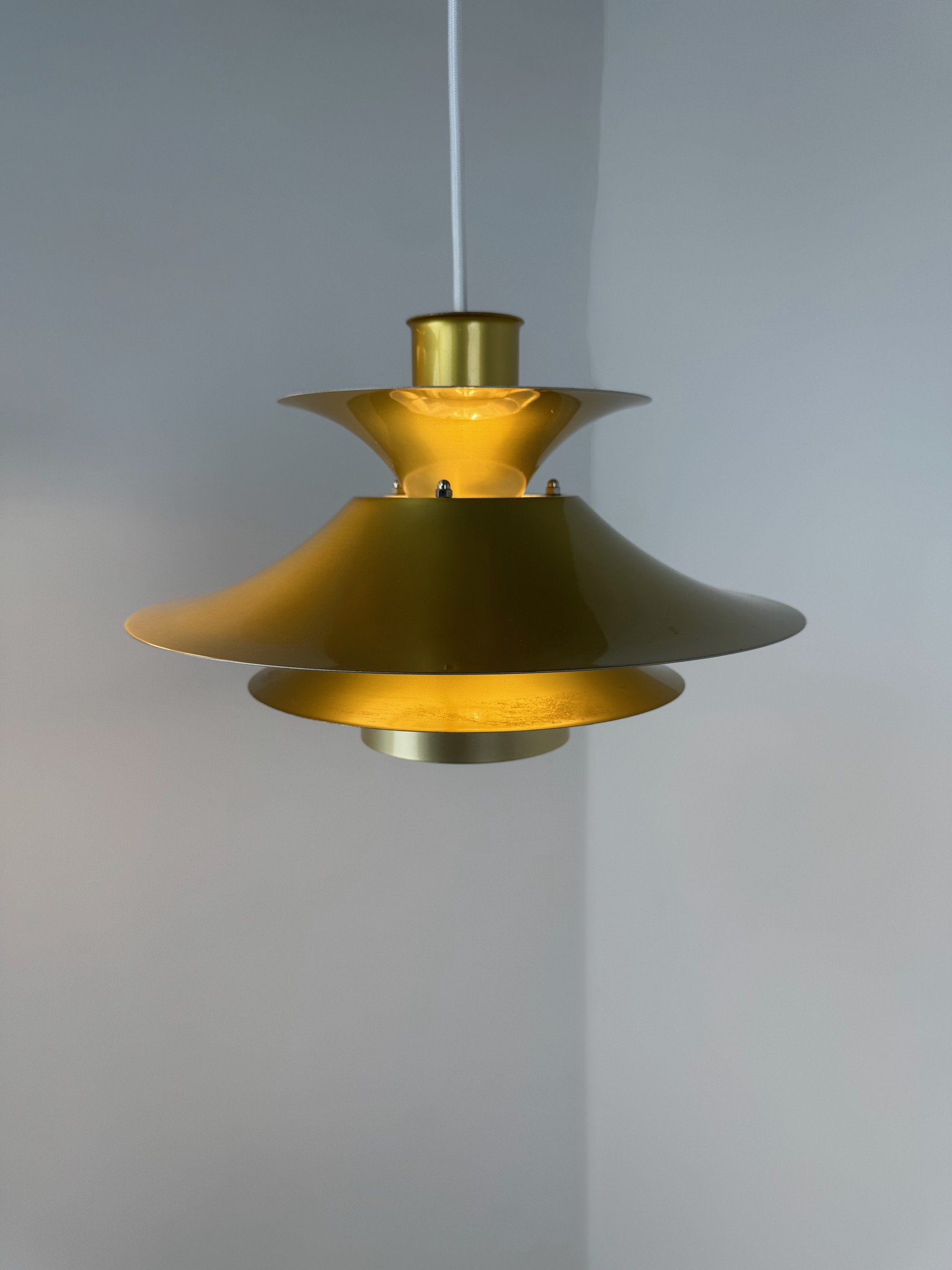 Pair of Model 4108 Pendant Lamps, Lyfa, Denmark, c. 1970s–1980s