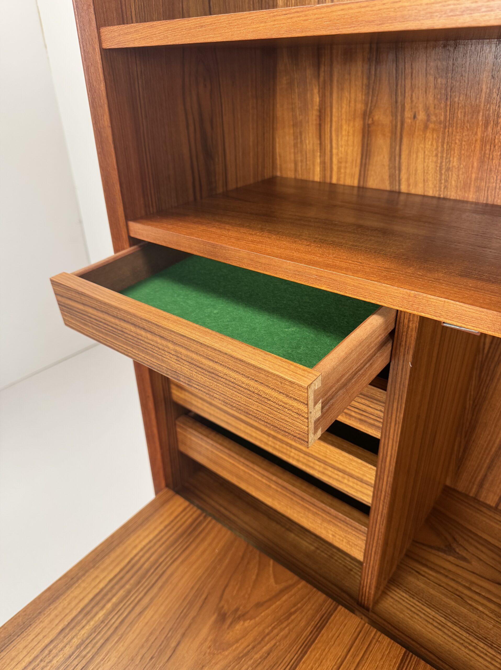 Danish Teak Wall Cabinet, Denmark, 1960s