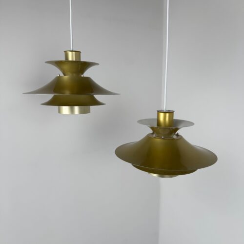 Pair of Model 4108 Pendant Lamps, Lyfa, Denmark, c. 1970s–1980s
